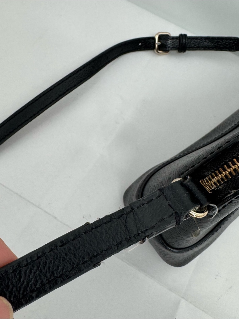 Kate Spade Wellesley Hanna Black Saffino Leather Crossbody Bag - Picture 15 of 16